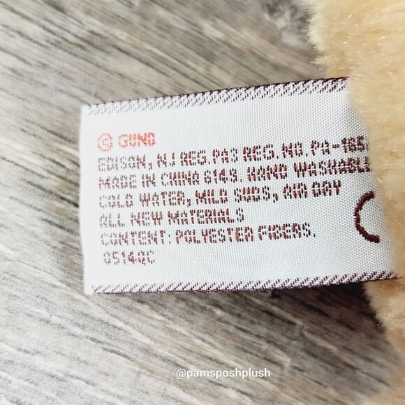 Gund Godiva Christmas Teddy Bear Plush 11" Elf Outfit Green Red 2014 Advertising - Picture 9 of 9